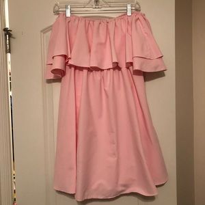 Off the shoulder dress